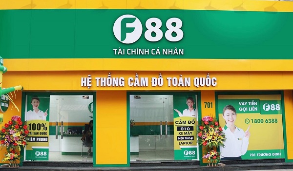 F88 tiên phong tại thị trường Việt Nam với mô hình hệ thống cầm đồ toàn quốc